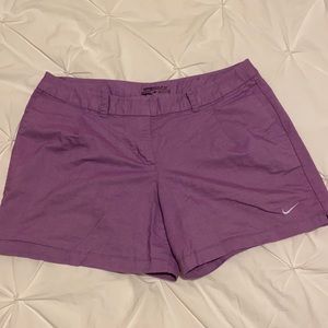 Purple Nike Golf Shorts